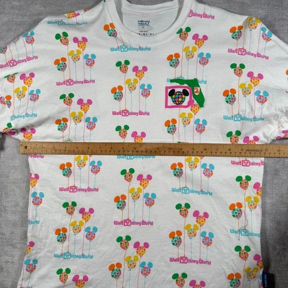 Disney Shirt Mens Small White Vault Collection 50th Anniversary Spirit Jersey - Picture 13 of 14